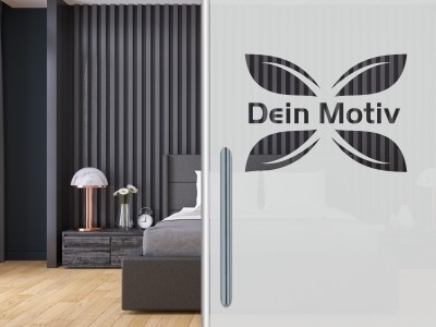 Milchglasfolie mit ausgestanztem Motiv